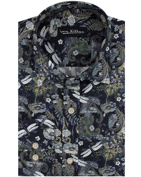 Dragonfly Print Shirt